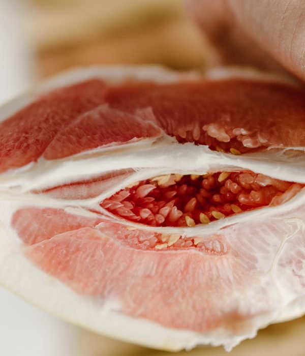 pomelo close up